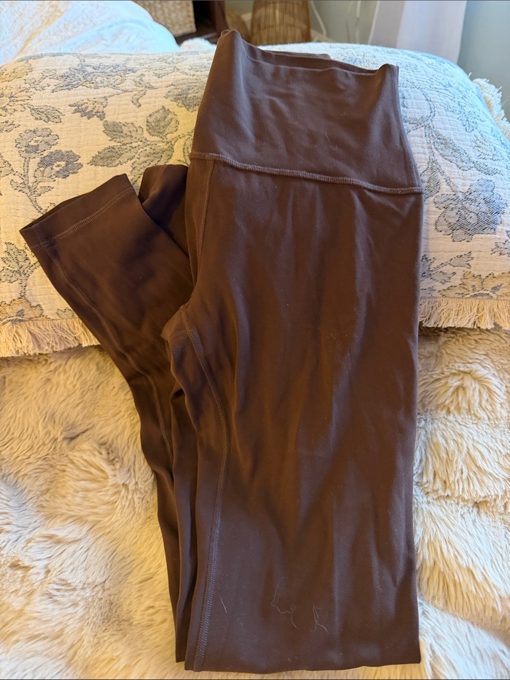 CRZ YOGA Brown High-Waist Leggings